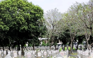 Makam BJ Habibie dan Ani Yudhoyono di TMP Kalibata Ramai Dikunjungi Peziarah di Hari Kedua Lebaran