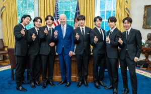 Potret BTS Bareng Presiden AS di Gedung Putih Dibilang Editan Gara-Gara Ini