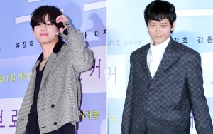 Potret V BTS dan Kang Dong Won Bareng Bocil di Premiere 'Broken' Disebut Bak Keluarga