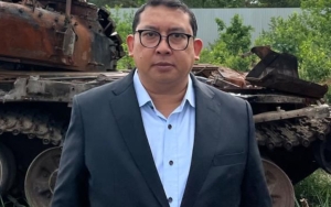 Fadli Zon Ke Kyiv Bawa Misi Akhiri Konflik Ukraina-Rusia, Sempat Datangi Bangunan Rusak Imbas Perang
