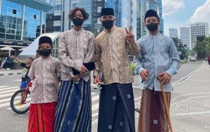 Gen Halilintar Pakai Sarung di Citayam Fashion Week, Attitude Fateh-Muntaz Bikin Gemas