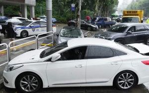 Banjir Parah di Seoul Bikin Sejumlah Mobil Mewah 'Terdampar' di Jalanan