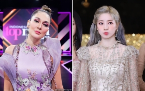 Tinggi Badan Luna Maya di Samping Dahyun TWICE Bikin Tak Percaya
