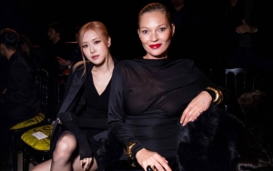 Rose BLACKPINK dan Kate Moss Ngobrol Akrab dan Ketawa Bareng di Paris Fashion Week