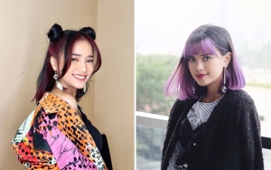 Fuji An Hitam-Merah, 8 Potret Artis Hits Ikuti Tren Rambut Dua Warna