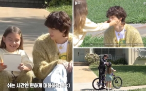 10 Potret Interaksi Manis Jin BTS Dengan Model Cilik Victoria Di Balik Layar MV 'The Astronaut'