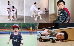 Sefrekuensi dengan Nahyan Keponakan Kaesang, Intip 8 Potret Gemes Anak Kedua Sandra Dewi