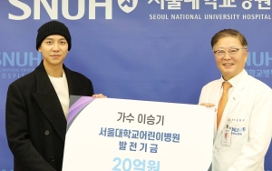 Lee Seung Gi Sumbang Rp 24,7 M Untuk RS Anak di Tengah Perjuangan Lawan Hook