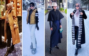 Syahrini Bantu Verrell Tanpa Koar-Koar, Intip 11 Potretnya Stand Out Kenakan Outfit Musim Dingin