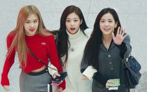 Jennie BLACKPINK Nunduk Diserbu Wartawan, Jisoo & Rose Ceria Gandengan