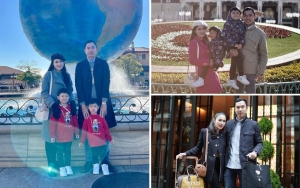 7 Potret Liburan Keluarga Sandra Dewi Ke Jepang, Kedua Anaknya Super Gemes Pakai Baju Couple