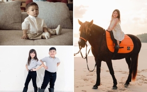 Issa Bak Model Pro Meski Sendiri Tanpa Nikita Willy, Intip 10 Gaya Pemotretan Kece Anak Artis