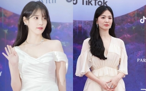 Bernilai Ratusan Miliar, Perhiasan Mewah IU-Song Hye Kyo di Baeksang Awards Curi Perhatian