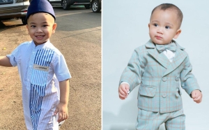 Gala Sky Pose Cute Saat Digendong Fuji An, Ekspresi Rayyanza Kepo Bikin Gemas