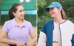 Nagita Slavina dan Luna Maya Rebutan Piala 'Lagi Lagi Tenis' yang Berlapis Berlian