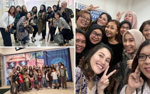 Ayu Ting Ting Kalem Tampil Keibuan, Intip 7 Potretnya Hadiri Acara Sekolah Bilqis