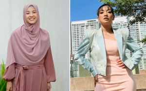 Style Kontras Natasha Rizky dan Hesti Purwadinata Kala Main Badminton Bareng Disorot