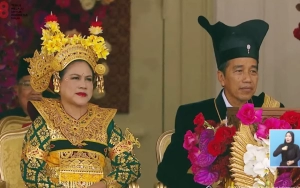 Iriana Jokowi Trending Gegara Penampilan dan Tingkah Kocaknya di Upacara HUT RI 78