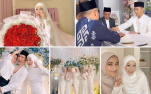 10 Potret Nikahan Larissa Chou dengan Ikram Rosadi, Nadya Mustika Eks Rizki DA Jadi Bridesmaid