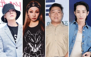 Kombinasi G-Dragon BIGBANG, CL Eks 2NE1, PSY & Lee Soo Hyuk 1 Frame Tak Disangka