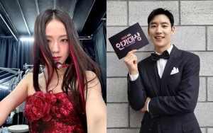 Ahn Bo Hyun Wajib Ketar-Ketir, Jisoo Pose Sumringah Bareng Aktor Idola Lee Je Hoon di Konser
