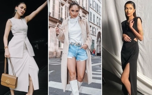 Visual Attack! Luna Maya, Cinta Laura dan Mikha Tambayong Foto Bareng di Event Fashion