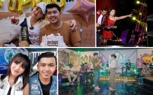 Hempas Tudingan Pansos, Begini 9 Potret Dekat Happy Asmara dengan Delva Irawan