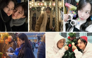 Intip Potret Keseruan Dita Secret Number dan 9 Artis Korea Ini Saat Rayakan Natal
