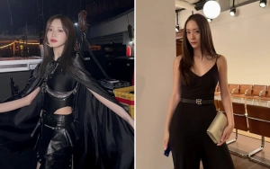 Giselle aespa & Krystal Nongkrong Bareng Bak Lagi Reuni Keluarga