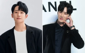 Beda Tinggi Jung Hae In & Ahn Bo Hyun saat 1 Frame Promosi Film Buat Salfok
