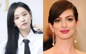 Kim Ji Won Menjadi Sorotan di Acara Bulgari Bersama Anne Hathaway