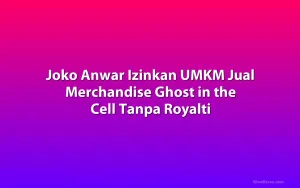 Joko Anwar Izinkan UMKM Jual Merchandise Ghost in the Cell Tanpa Royalti
