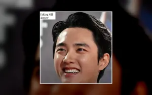 Doh Kyungsoo Bikin Gemas dengan Aksinya di Bandara!