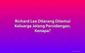Richard Lee Dilarang Ditemui Keluarga Jelang Persidangan, Kenapa?
