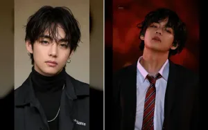 BTS V Tunjukkan Fan Service Manis di Paris Usai Hadiri Show Celine