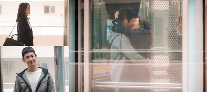 Foto Adegan \'Pretty Noona\' Dirilis, Jung Hae In-Son Ye Jin Bakal Ciuman di Lift