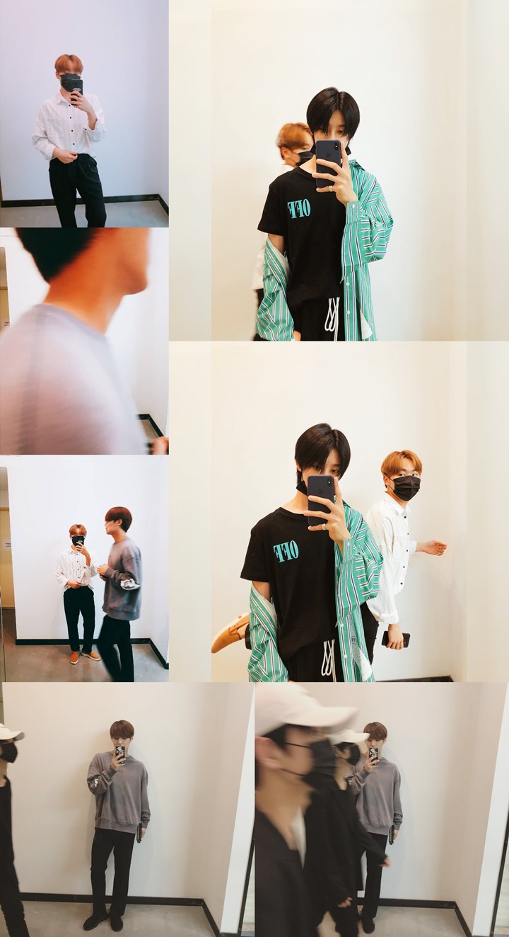 Member Seventeen Saling Ganggu Saat Mirror Selfie