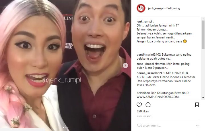 Edric Tjandra Menikah Januari