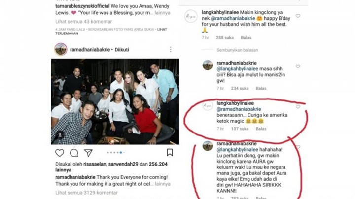 Komentar Nia Ramadhani