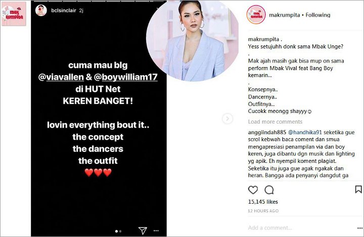 Komentar BCL Soal Via dan Boy