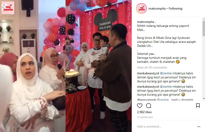 Perut Buncit Nycta Gina Jadi Sorotan