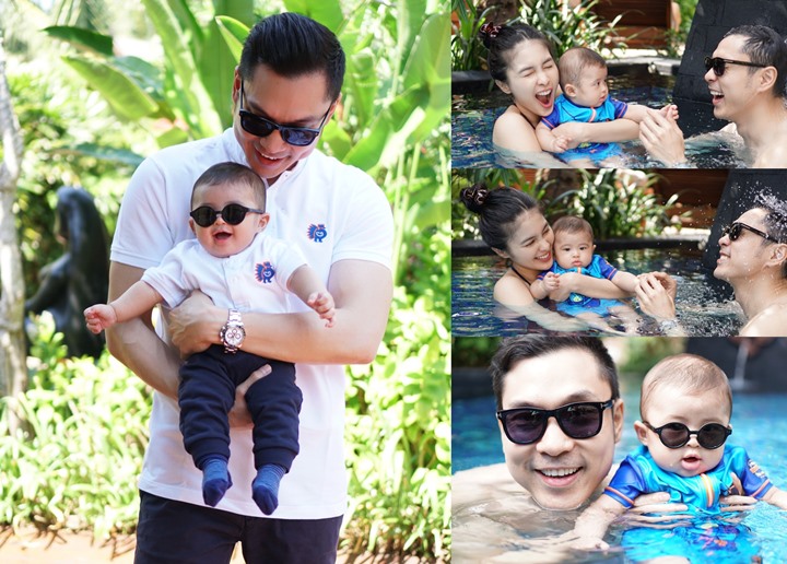 Gantengnya Suami Sandra Dewi, Saiful Jamil Dijenguk Raffi-Billy