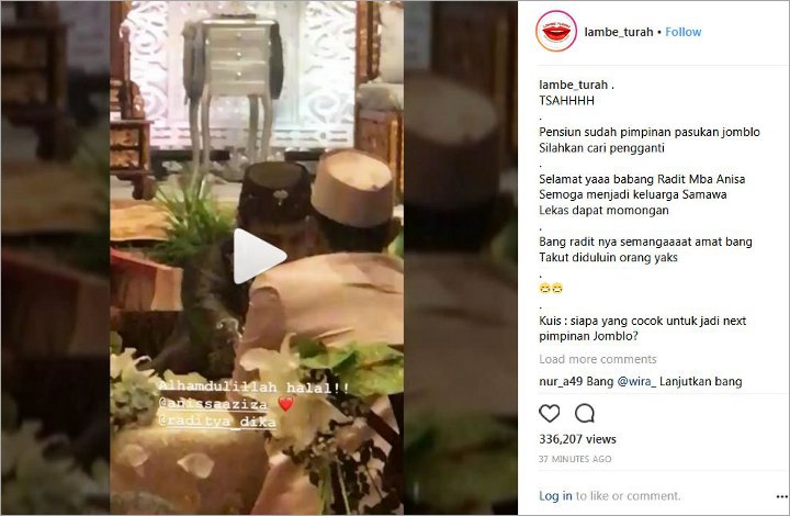 Akad Nikah Raditya Dika