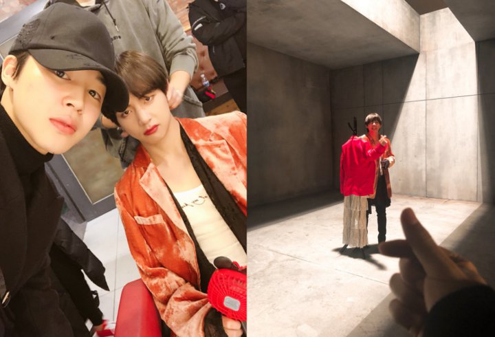 Jimin Ber Dukungan V Lewat Unggahan Ini