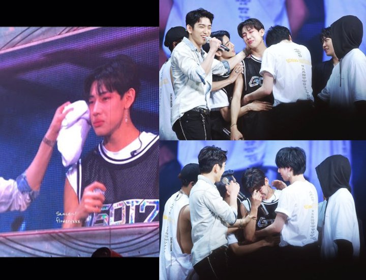 BamBam Nangis di Konser