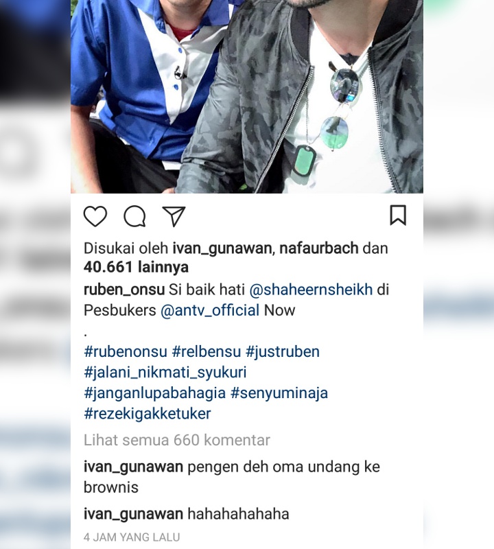Ivan Gunawan Ingin Undang Shaheer Sheikh di \'Brownis\', Netter: Ayu Ting Ting Harus Ada
