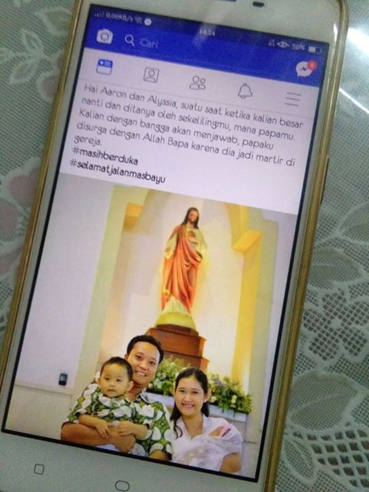 Ungkapan Duka Istri Bayu