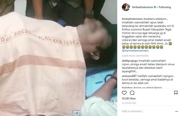 Limbad Unggah Foto Jenazah Ki Enthus
