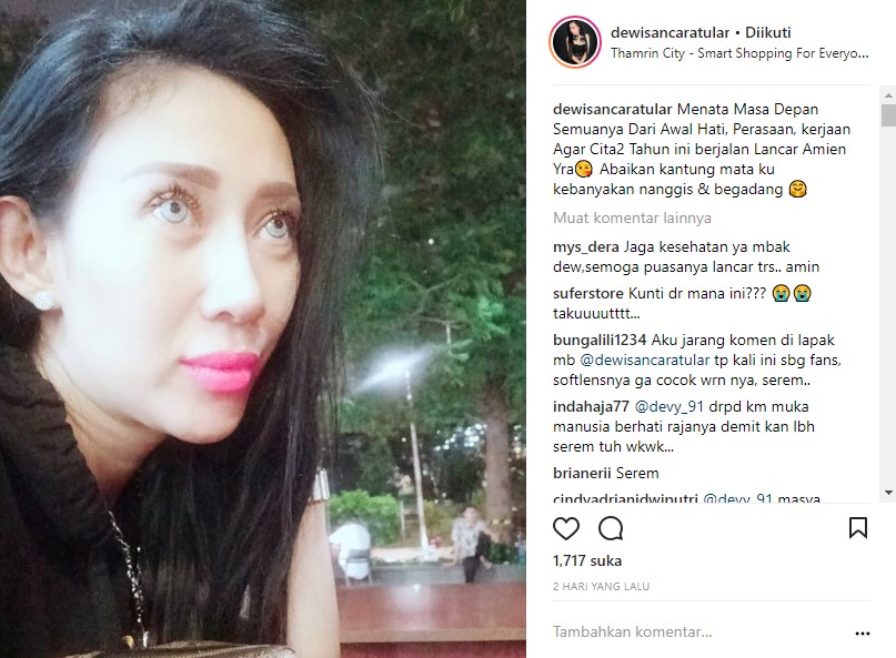 Unggahan Dewi Sanca Dibanjiri Cibiran Netter