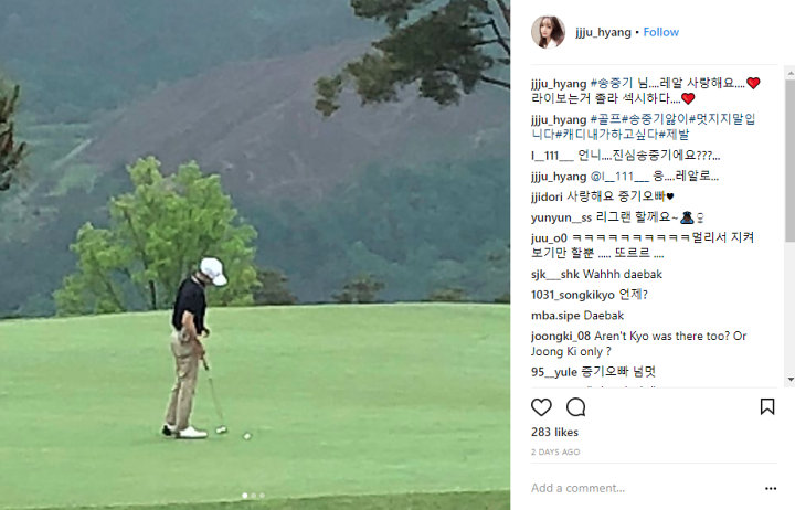 Song Joong Ki Main Golf